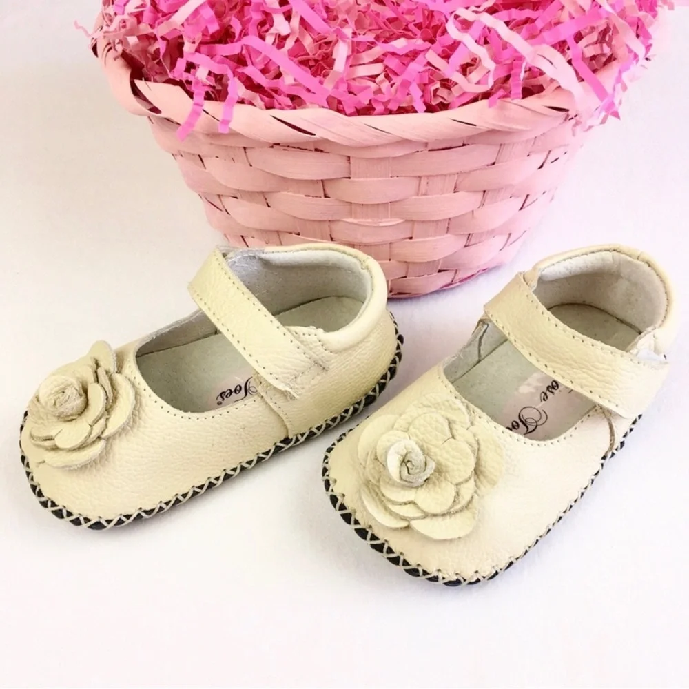 Newborn Baby Girl Crib Shoes Mary Jane